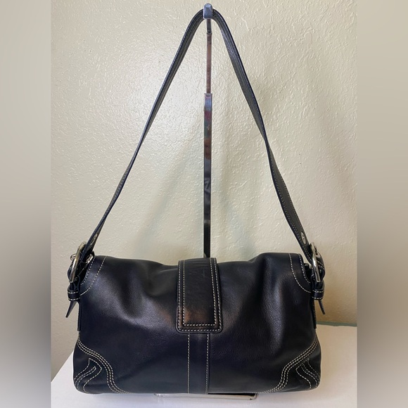 Coach Soho double pocket buckle shoulder bag - Picture 2 of 12